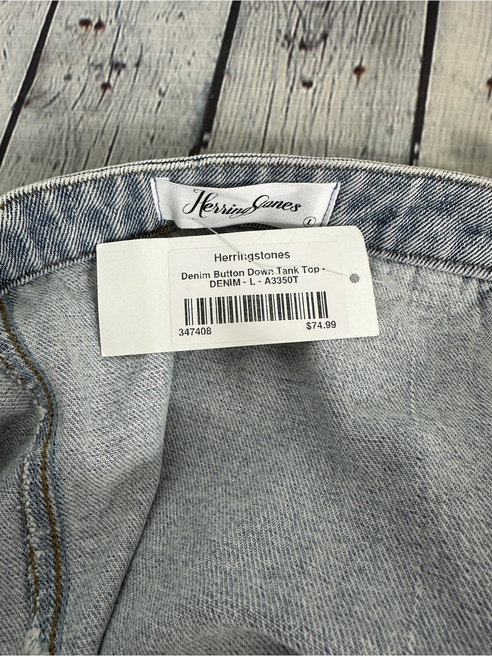 Herringstones denim corset size large - Picture 3 of 5